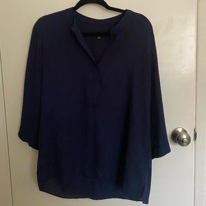 Navy Blue Blouse